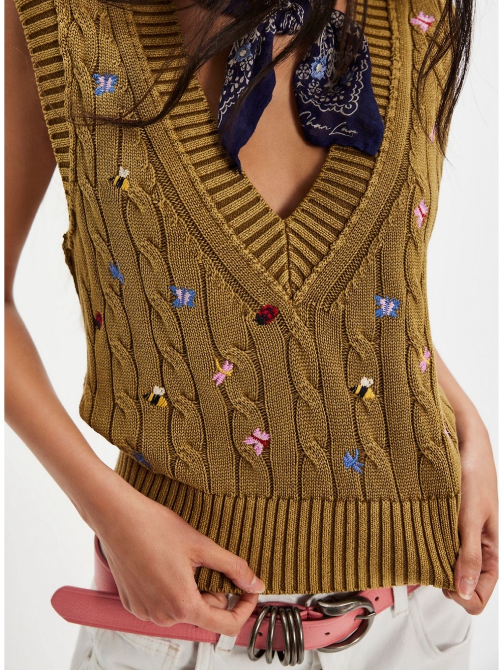 Free people plumeria vest size xs
